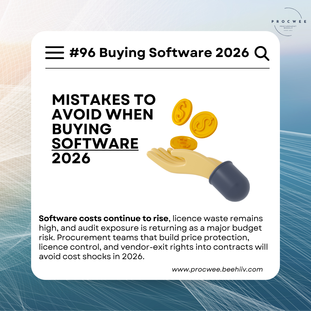 How to buy software for 2026 | Issue #96 | 5 November 2025