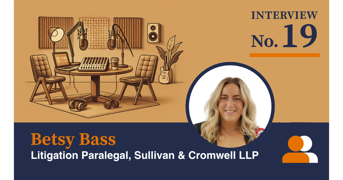 Paralegal, Persistence, and Passing Paper