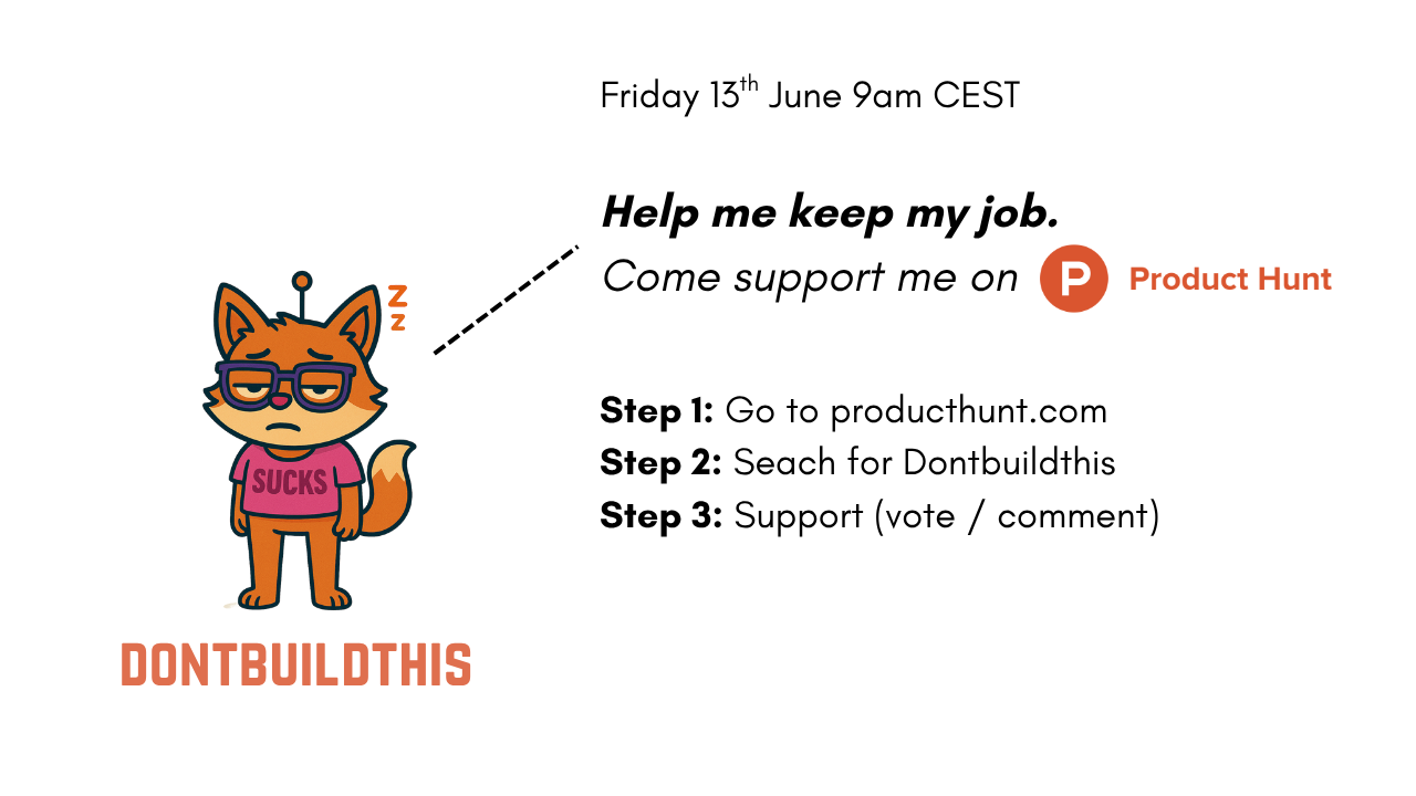 ⬛️ stop building the wrong stuff