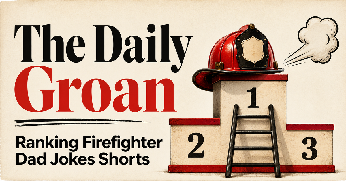 Ranking Firefighter Dad Jokes Shorts - The Daily Groan