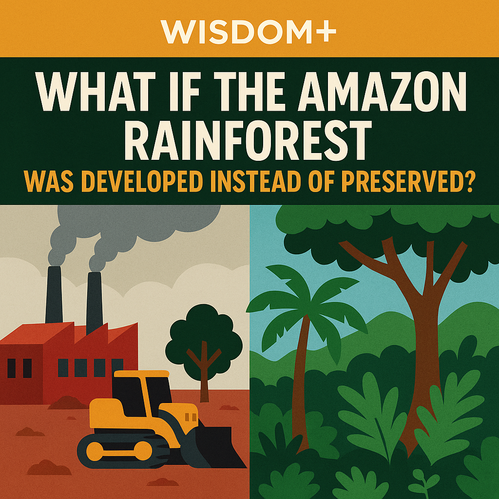What If the Amazon Rainforest Was Developed Instead of Preserved?