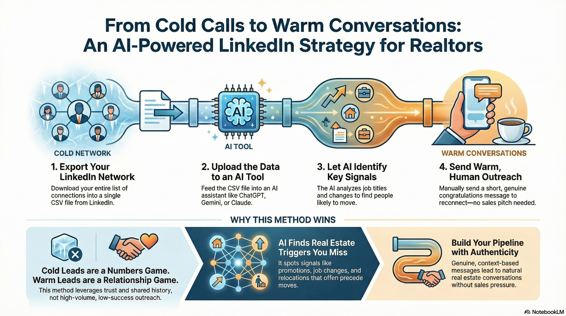 How Ontario Realtors Can Use AI To Turn LinkedIn Into a Warm Lead Machine (The Real Tech Workflow)