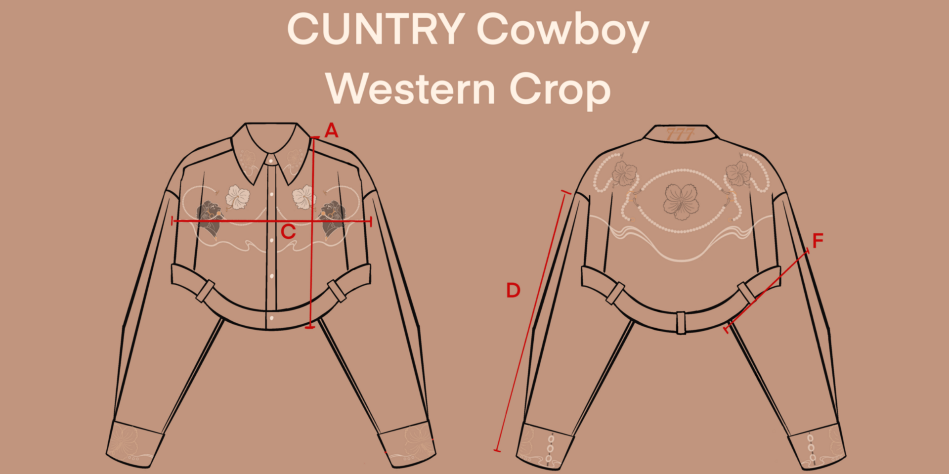 Gettin’ ready- CUNTRY Sizing Guide and Pricing