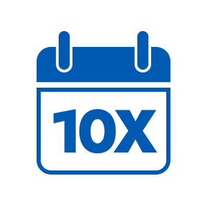 10X Today
