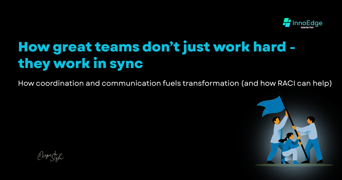 How great teams don’t just work hard - they work in sync