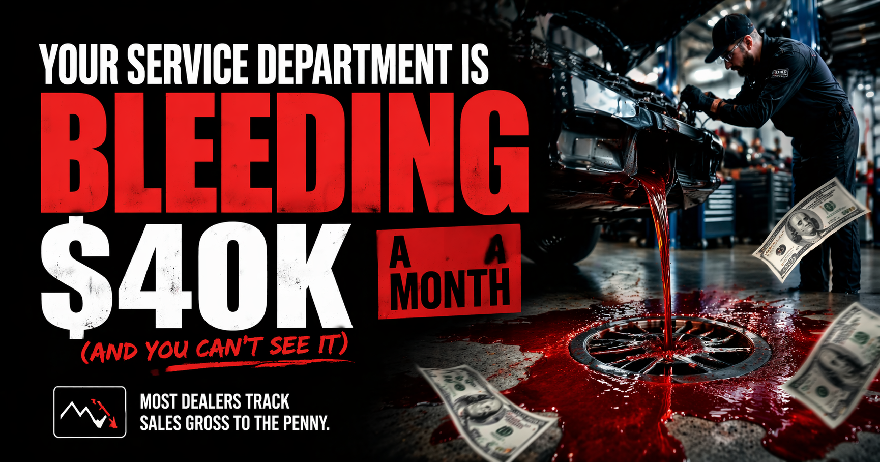 Your service department is bleeding $40K a month