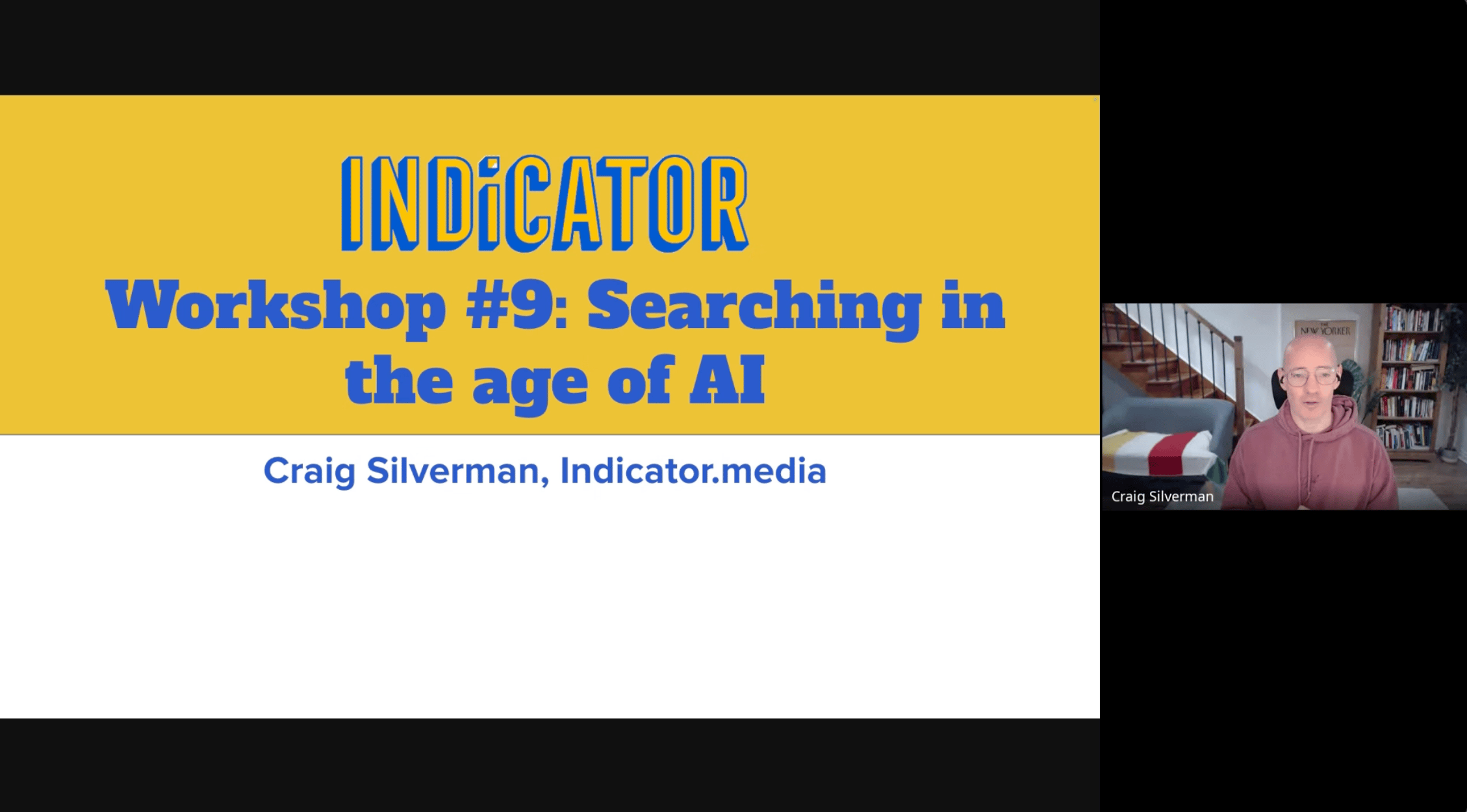 Workshop video: Searching in the age of AI