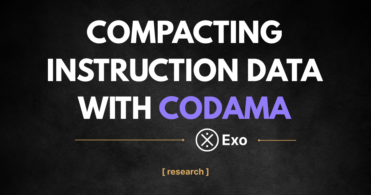 Compacting Instruction Data with Codama