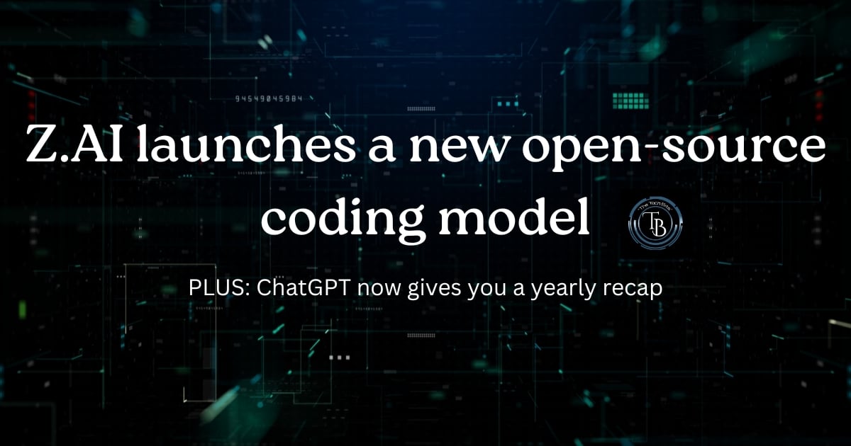 Z.AI launches a new open-source coding model