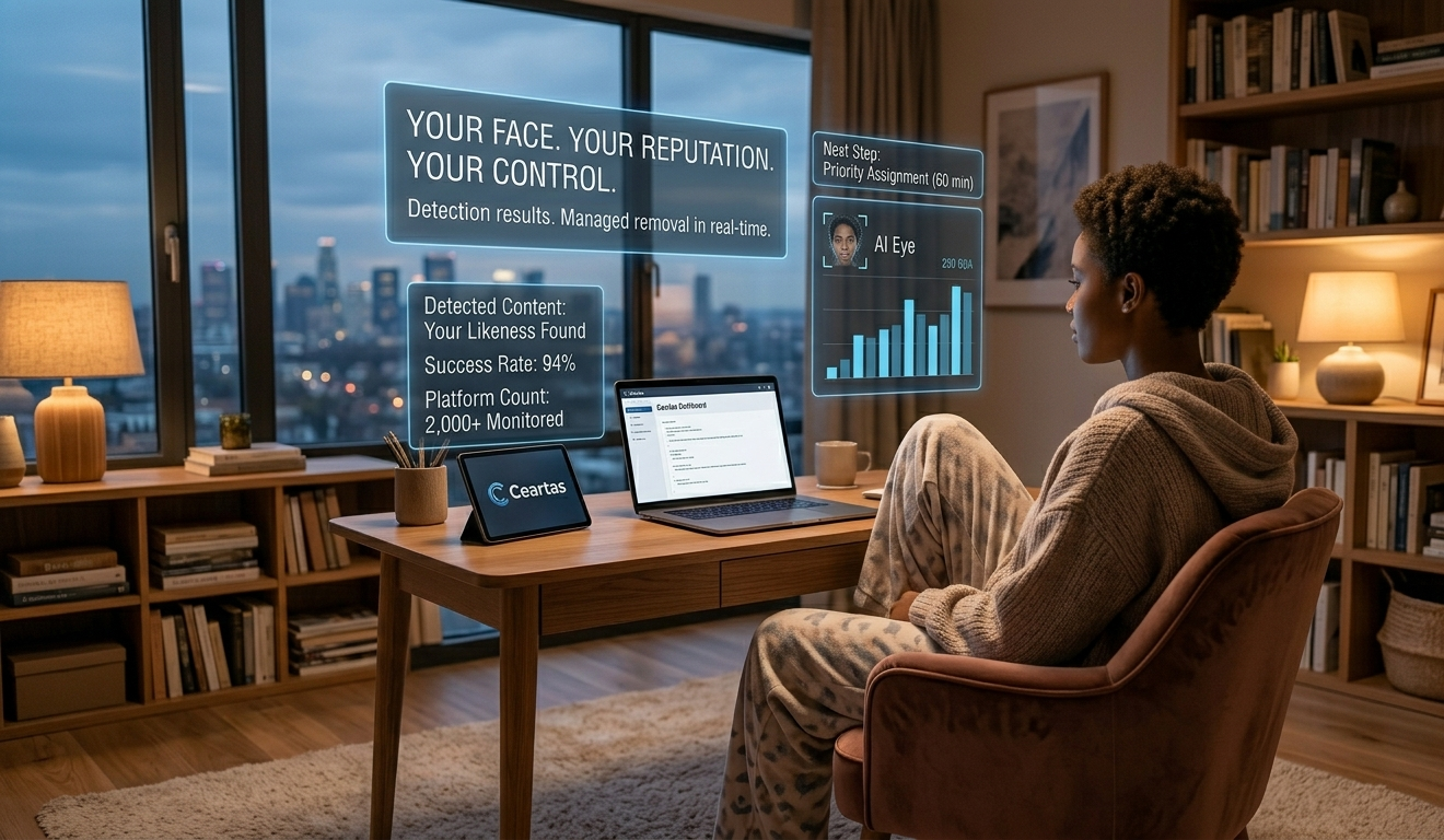 Deepfake removal service (managed)