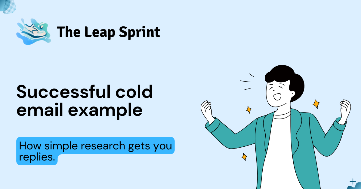 Successful cold email example