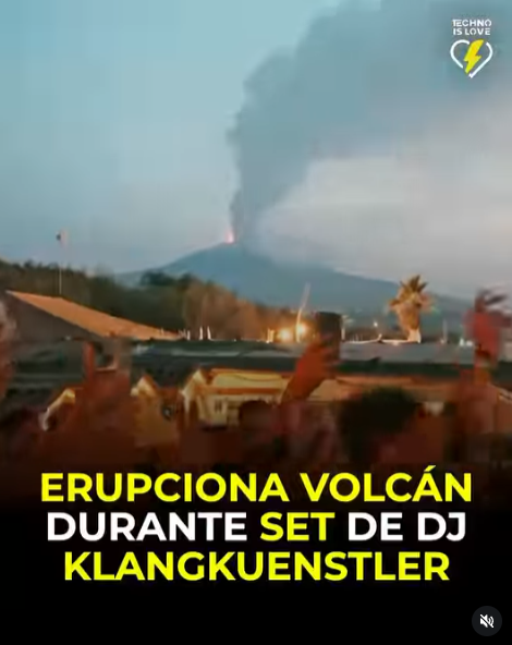 📰 #25 Erupciona volcán durante el set de Klangkuenstler