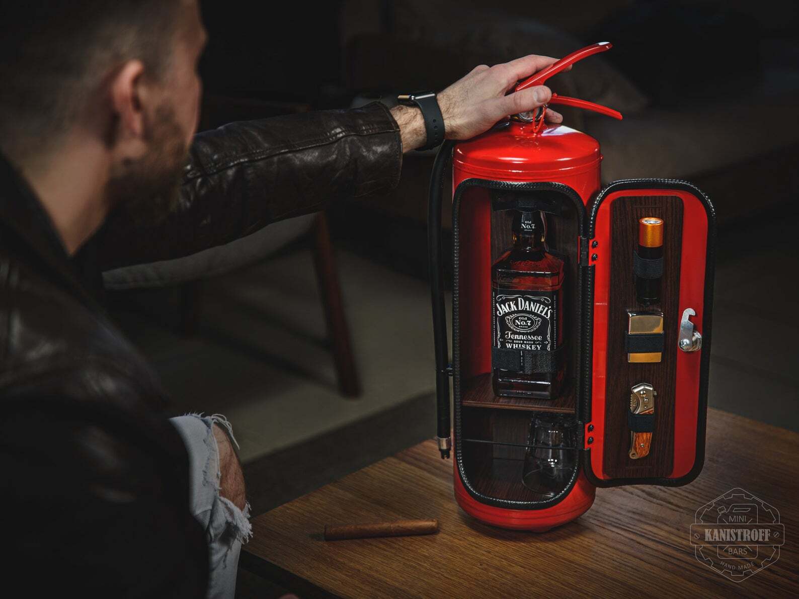 Put Out That Proverbial Fire With This Secret Fire Extinguisher Bar