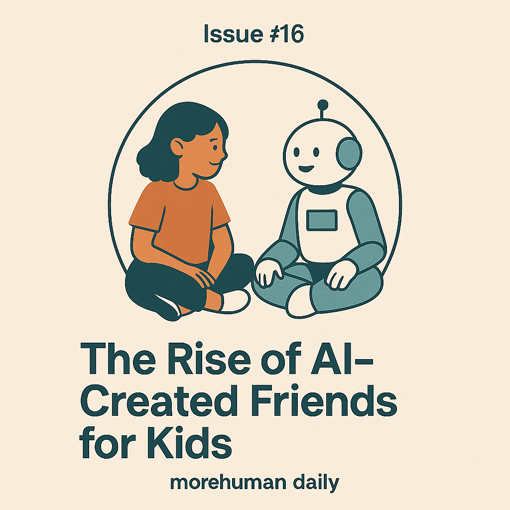 🧠 Issue #16 — The Rise of AI-Created Friends for Kids