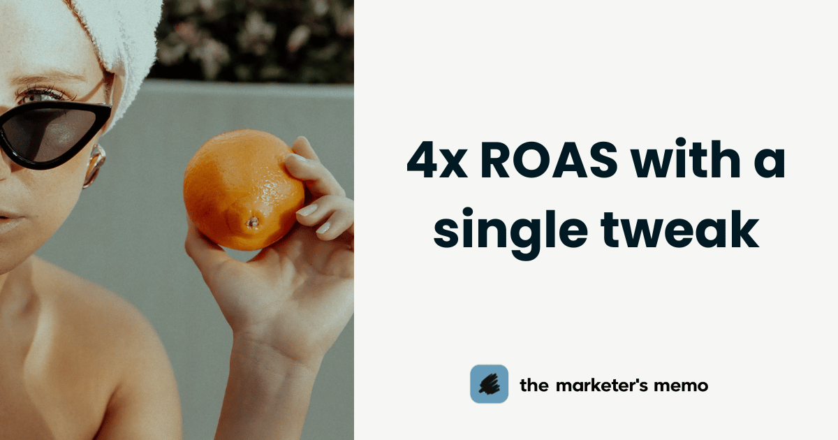 📎We Changed One Hook. ROAS Went Up 4x.  