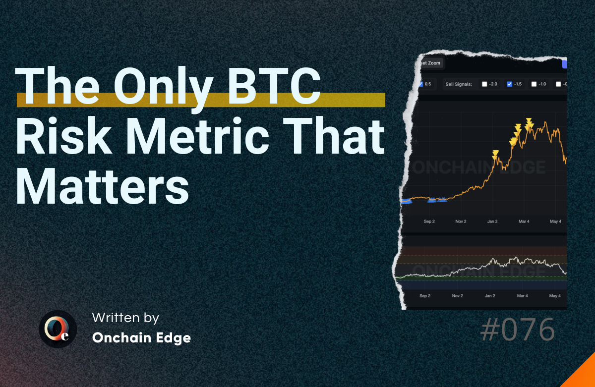 Stop Losing Money: The Only BTC Risk Metric That Matters
