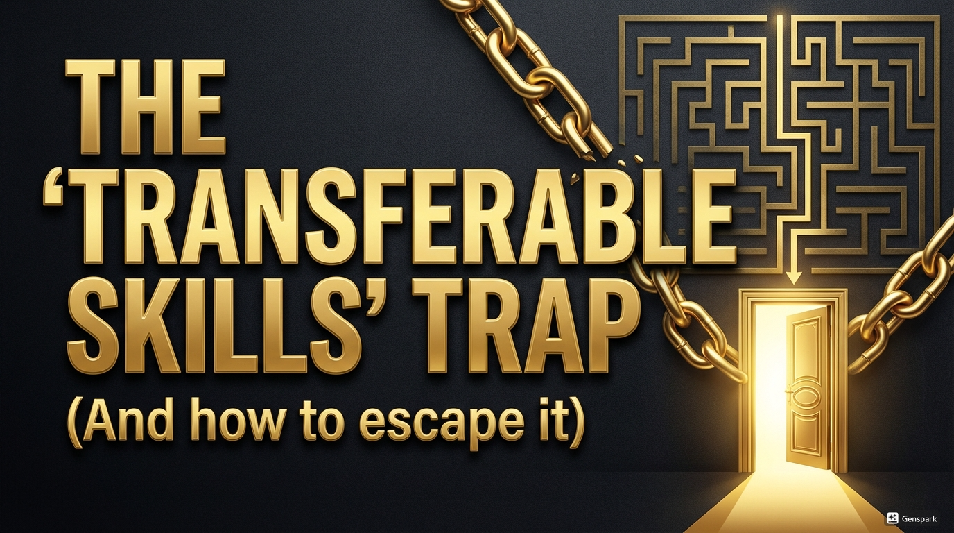 The "Transferable Skills" Trap (And how to escape it)