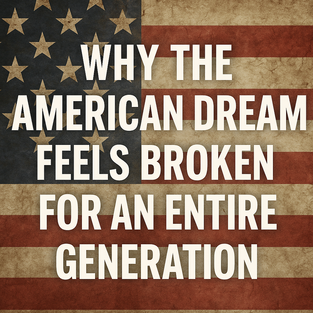 Why the American Dream Feels Broken for an Entire Generation