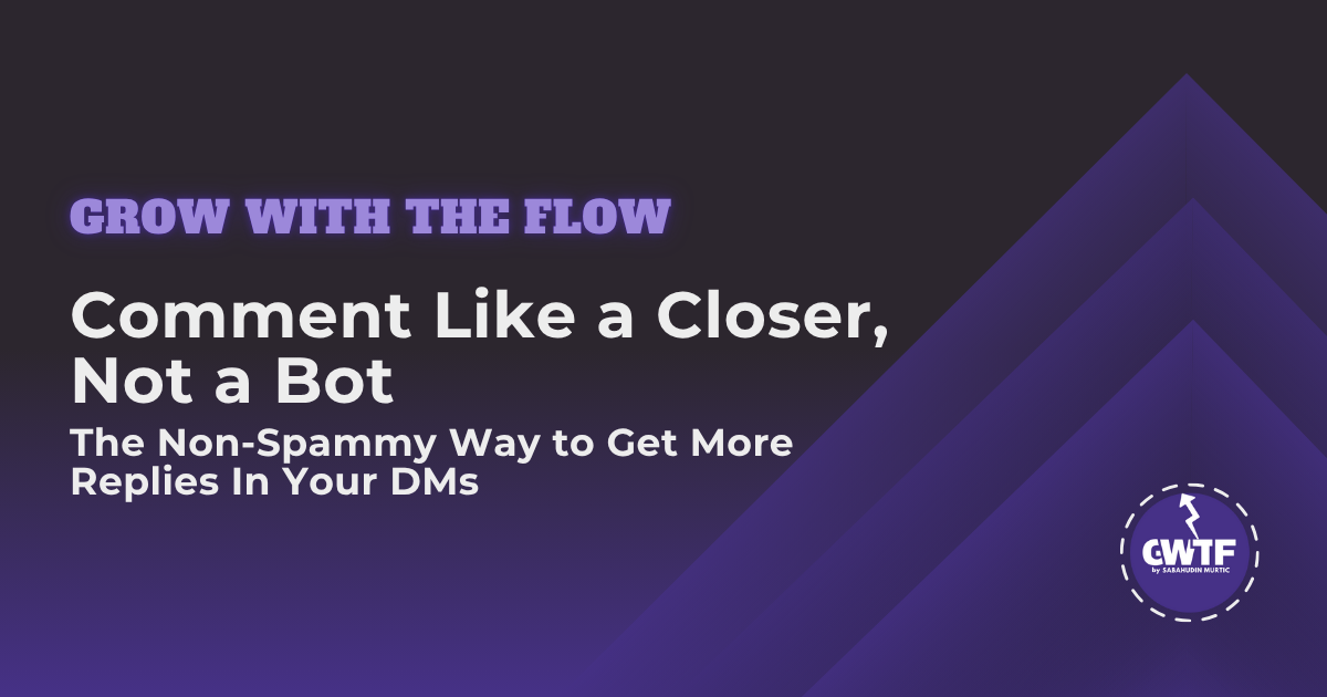 Comment Like a Closer, Not a Bot