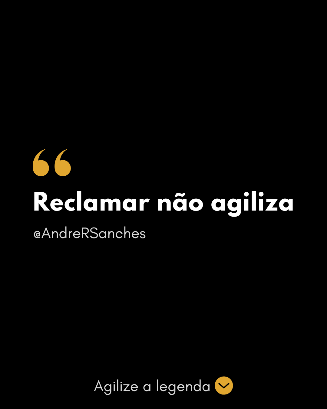 Reclamar Não Agiliza