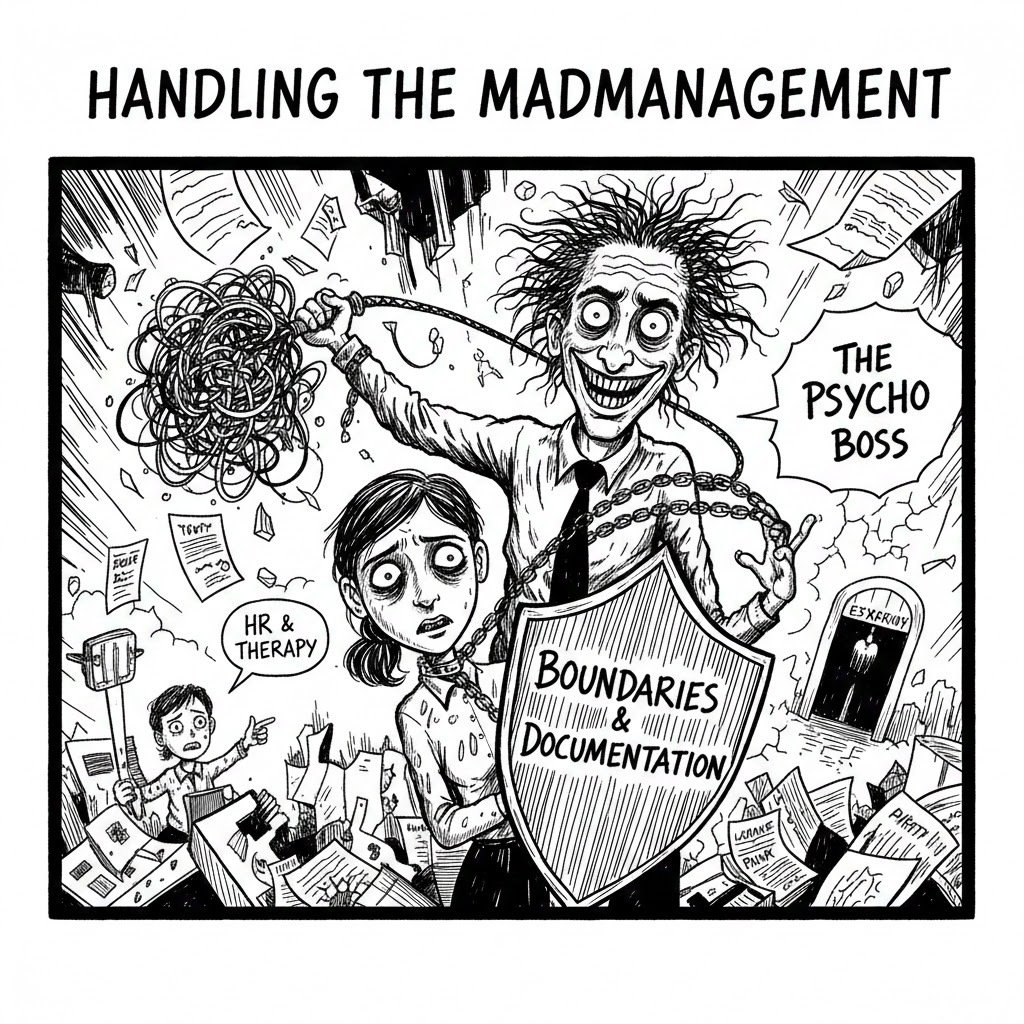 Handling a a psycho boss 