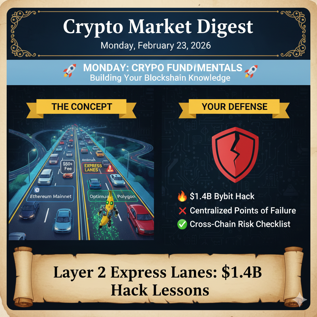 Crypto Clarity: Layer 2 Express Lanes (+ $1.4B Hack Lessons)