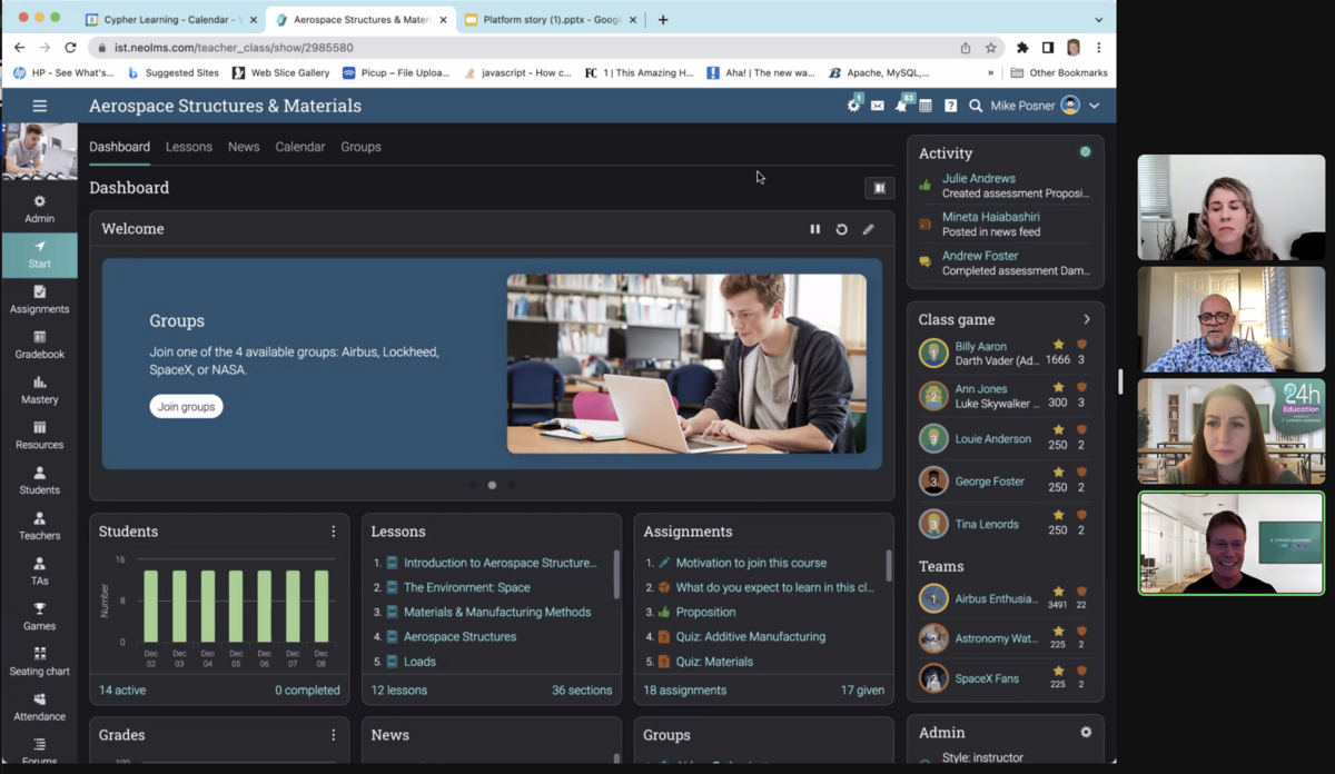 The Long Tail: Updates on Cypher Learning / NEO LMS