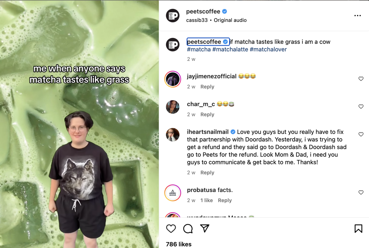 ⚫️🟡 How Peet’s Coffee Balances Memes and Branding (and Why It Works)