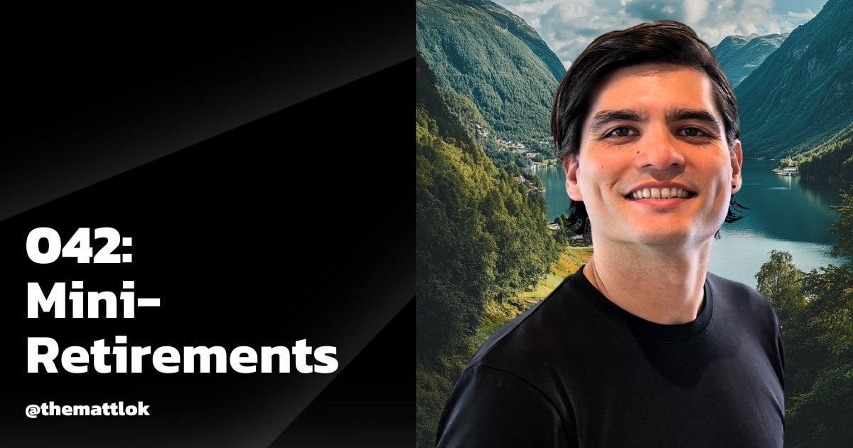 ⚫ 042: Mini-Retirements: The Secret to Work-Life Balance