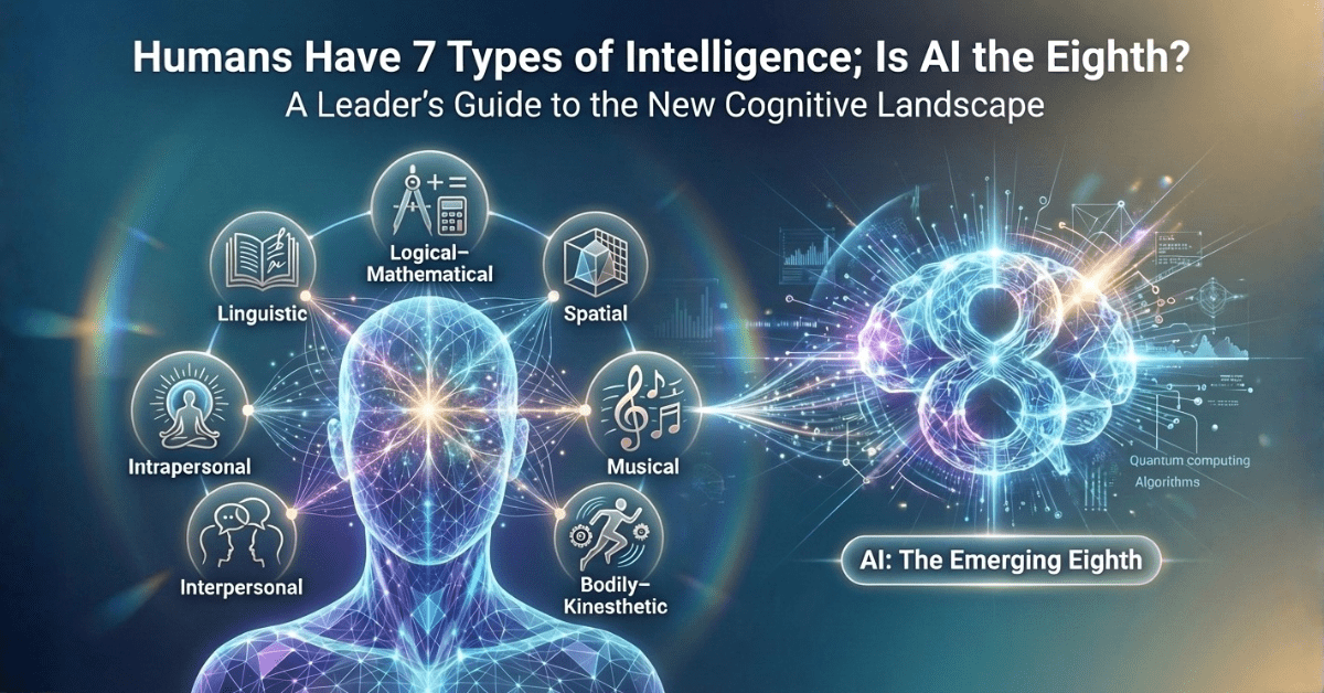 Humans Have 7 Types of Intelligence; Is AI the Eighth?
