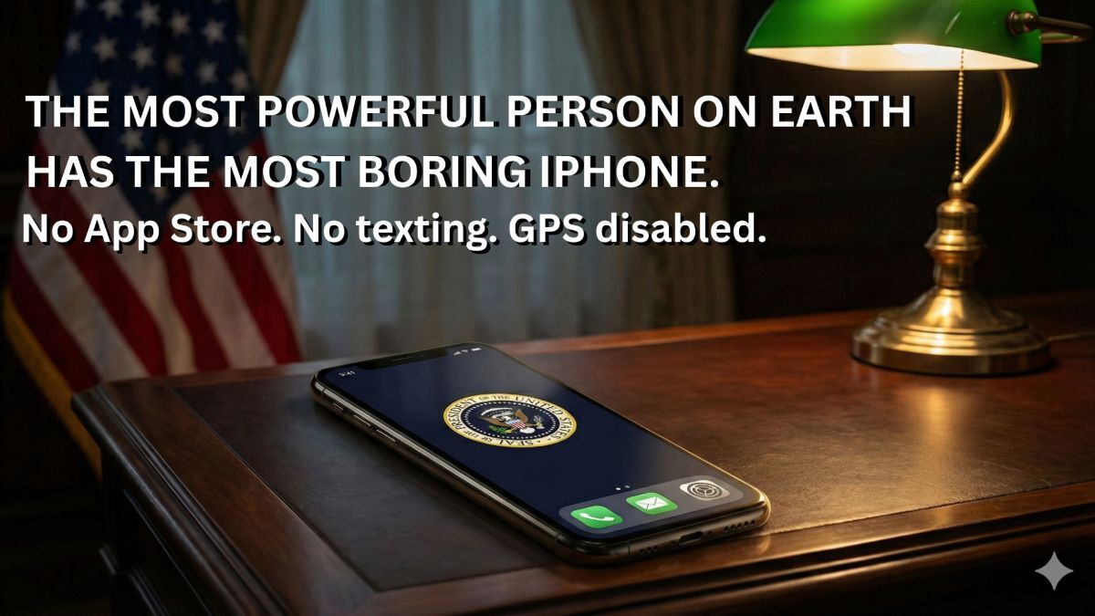⚠️ President's phone is worse than yours 