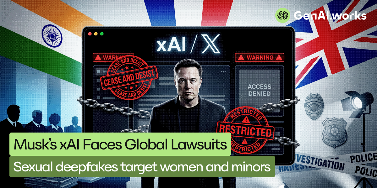 xAI Faces Lawsuits for Sexual Deepfakes