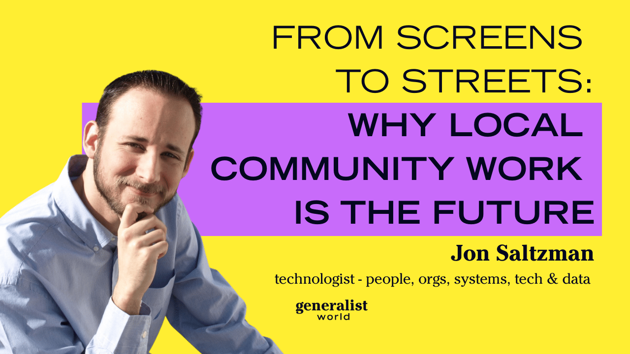  🌀Why local community work is the FUTURE