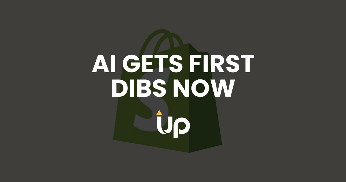 AI Gets First Dibs Now
