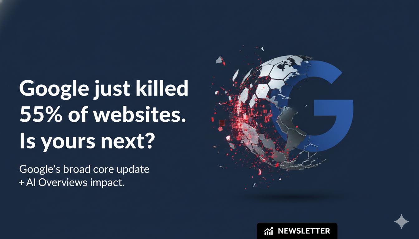 Google just killed 55% of websites. Is yours next?