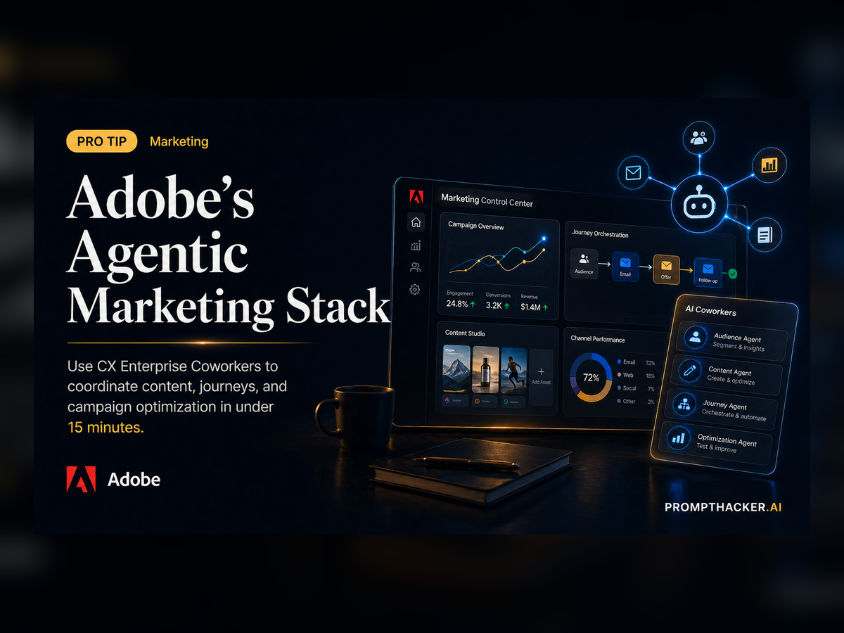 Adobe CX Enterprise Coworkers: The First Full Agentic Marketing Platform