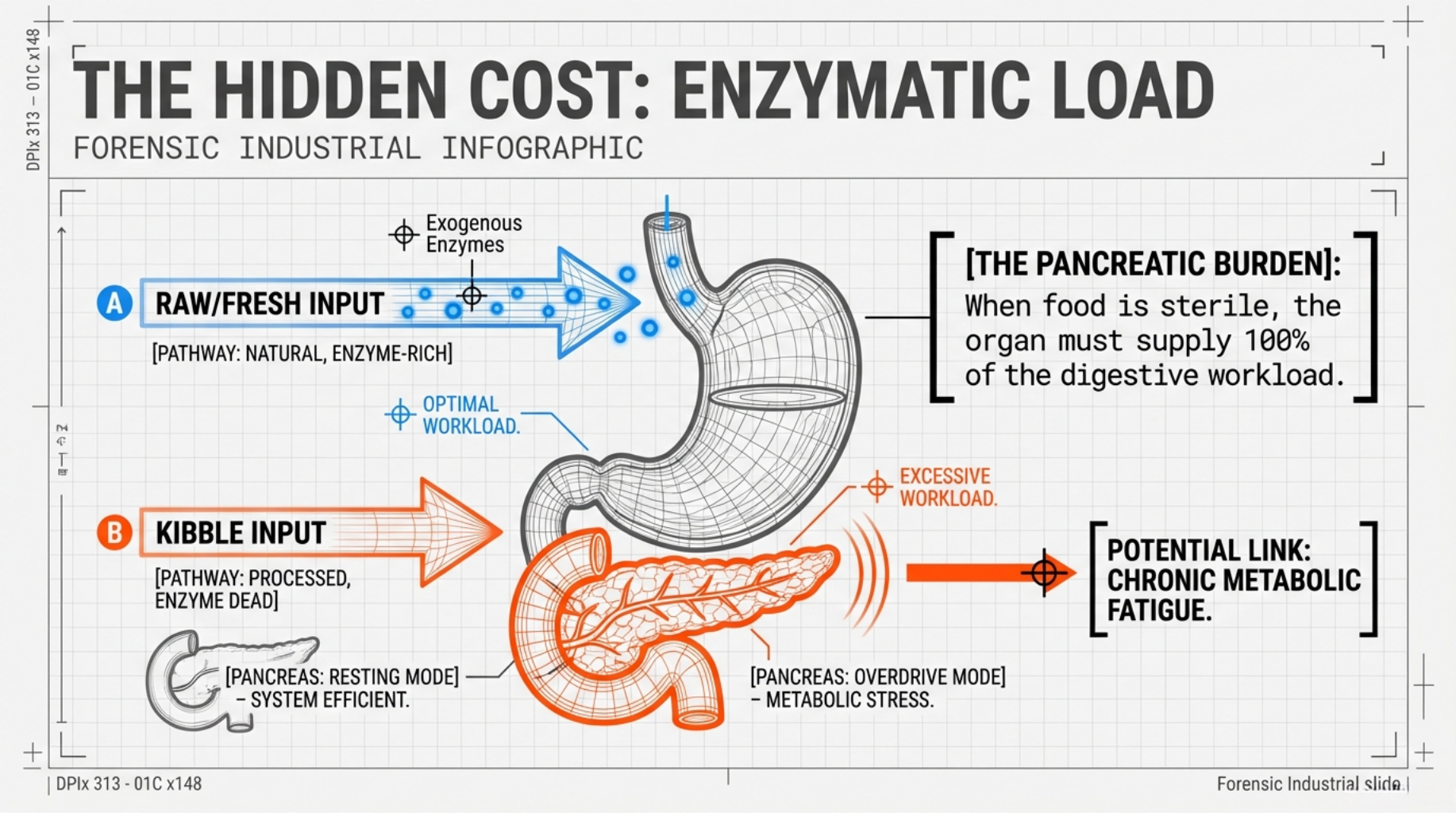 Pancreatitis and High-Fat Processed Diets: Dietary Risk in Dogs and Cats