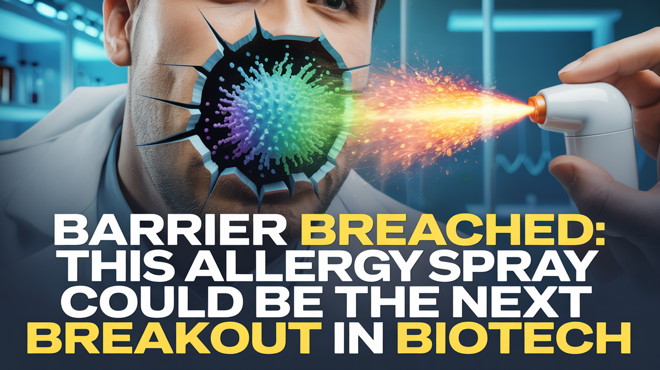 Barrier Breached: This Allergy Spray Could Be the Next Breakout in Biotech