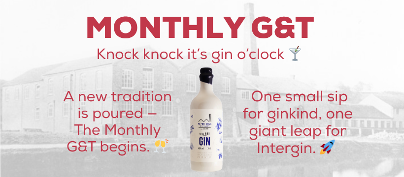 The start of something ginlightful — our first Monthly G&T 🔥🍸