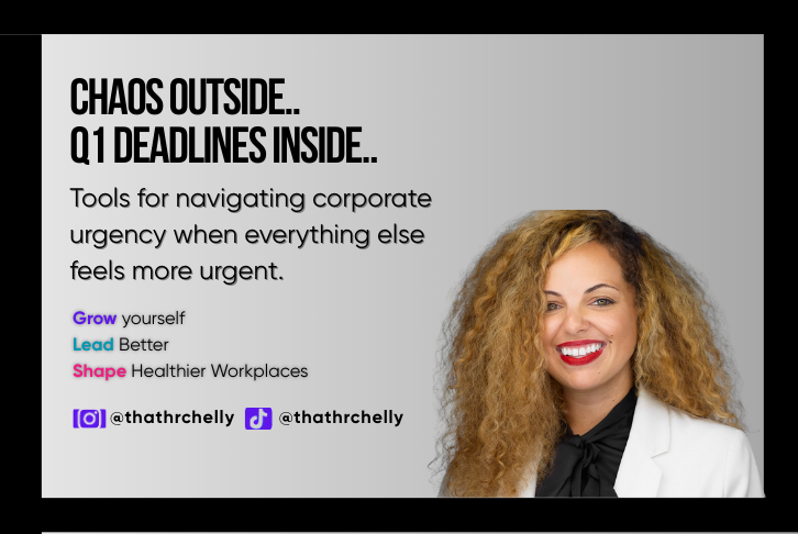 Chaos Outside. Q1 Deadlines Inside.