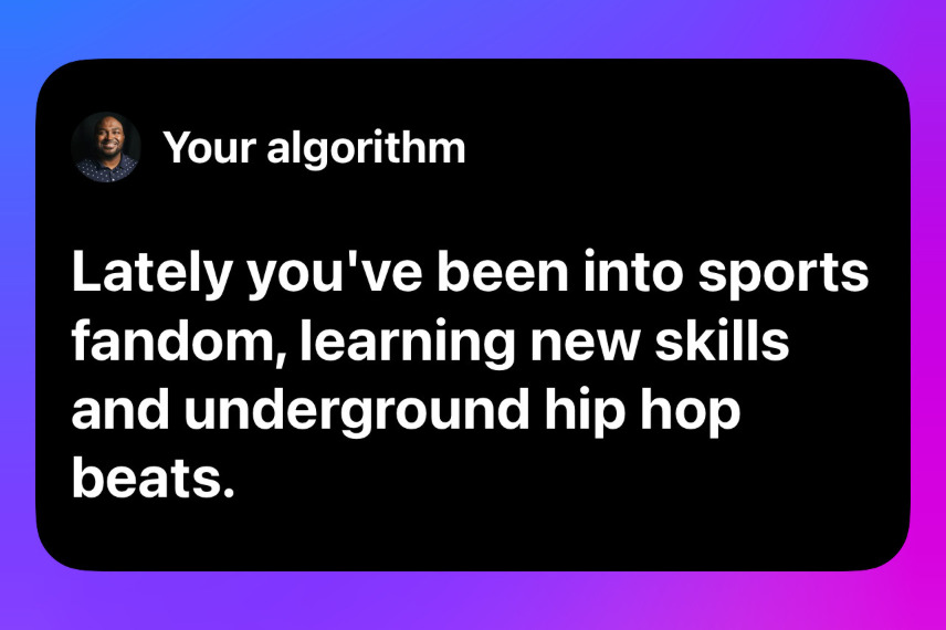You Control the Algorithm 🎛️