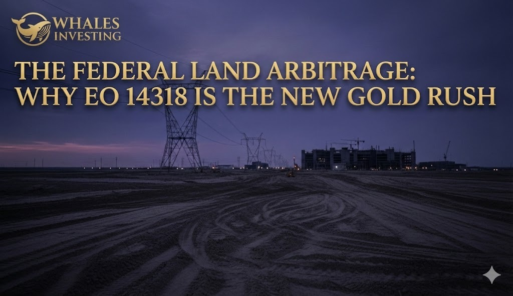 🐋 The Federal Land Arbitrage: Why EO 14318 is the New Gold Rush