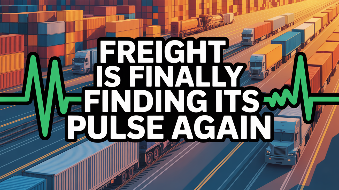 Freight Is Finally Finding Its Pulse Again