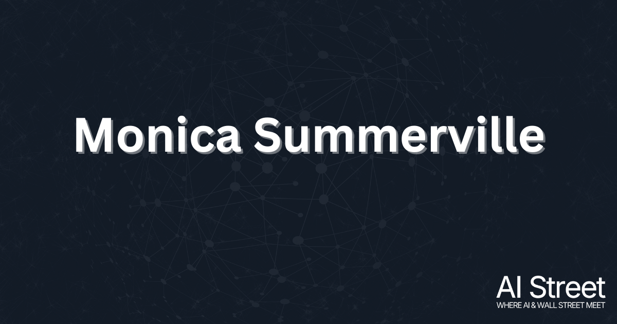 Celent's Monica Summerville On AI Adoption in Capital Markets 