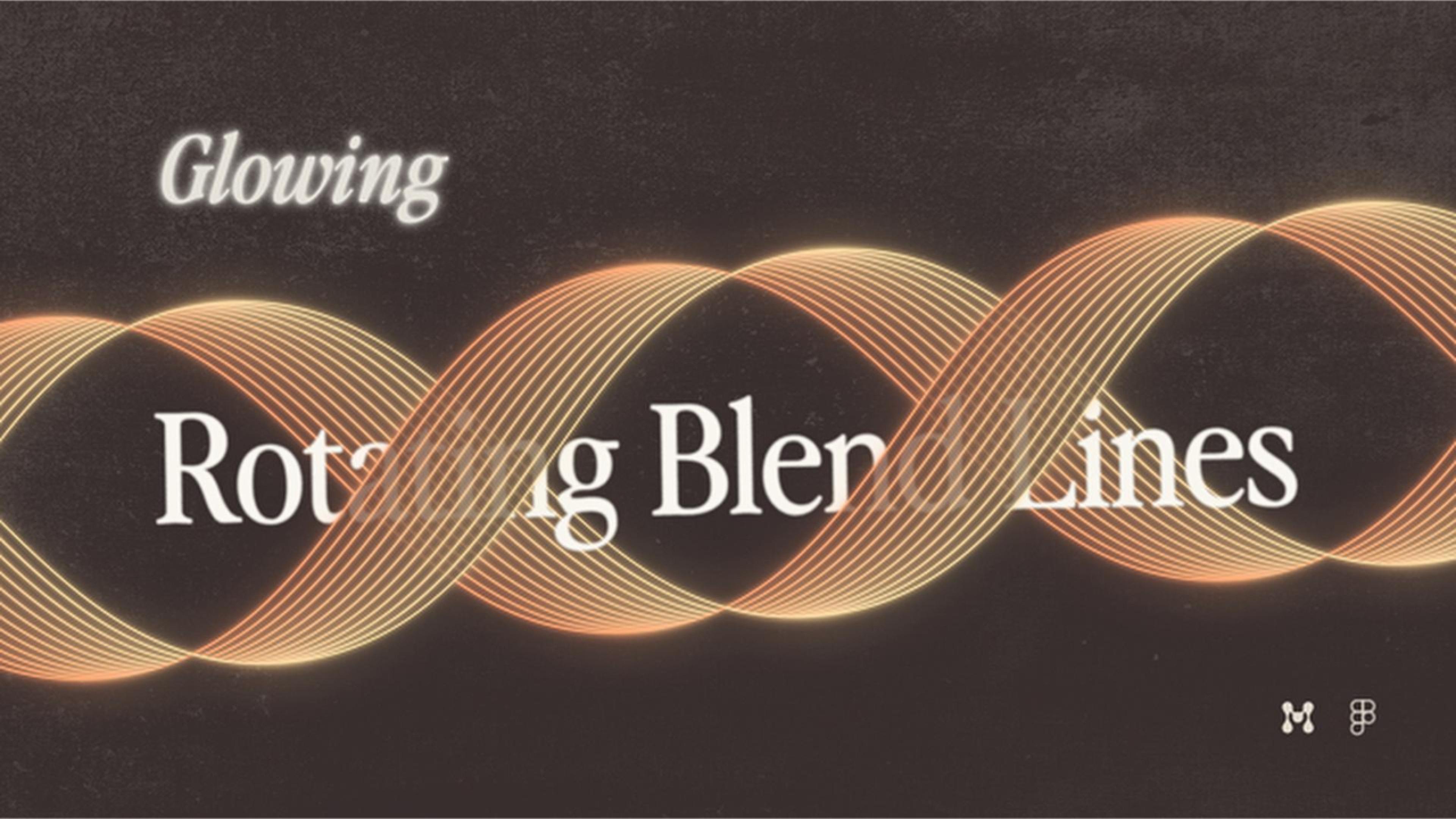Glowing DNA Lines in Figma: Create Cinematic Light Effects