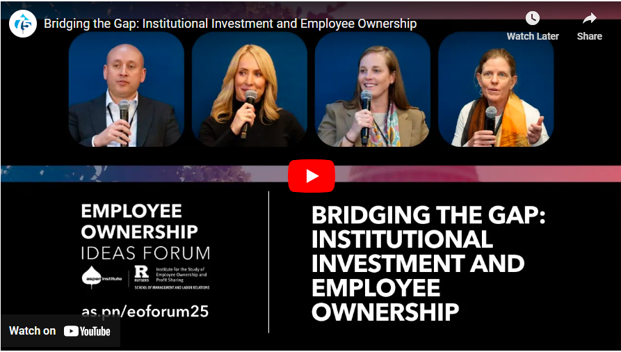 Bridging the Gap: How Institutional Capital Can Accelerate Employee Ownership Growth