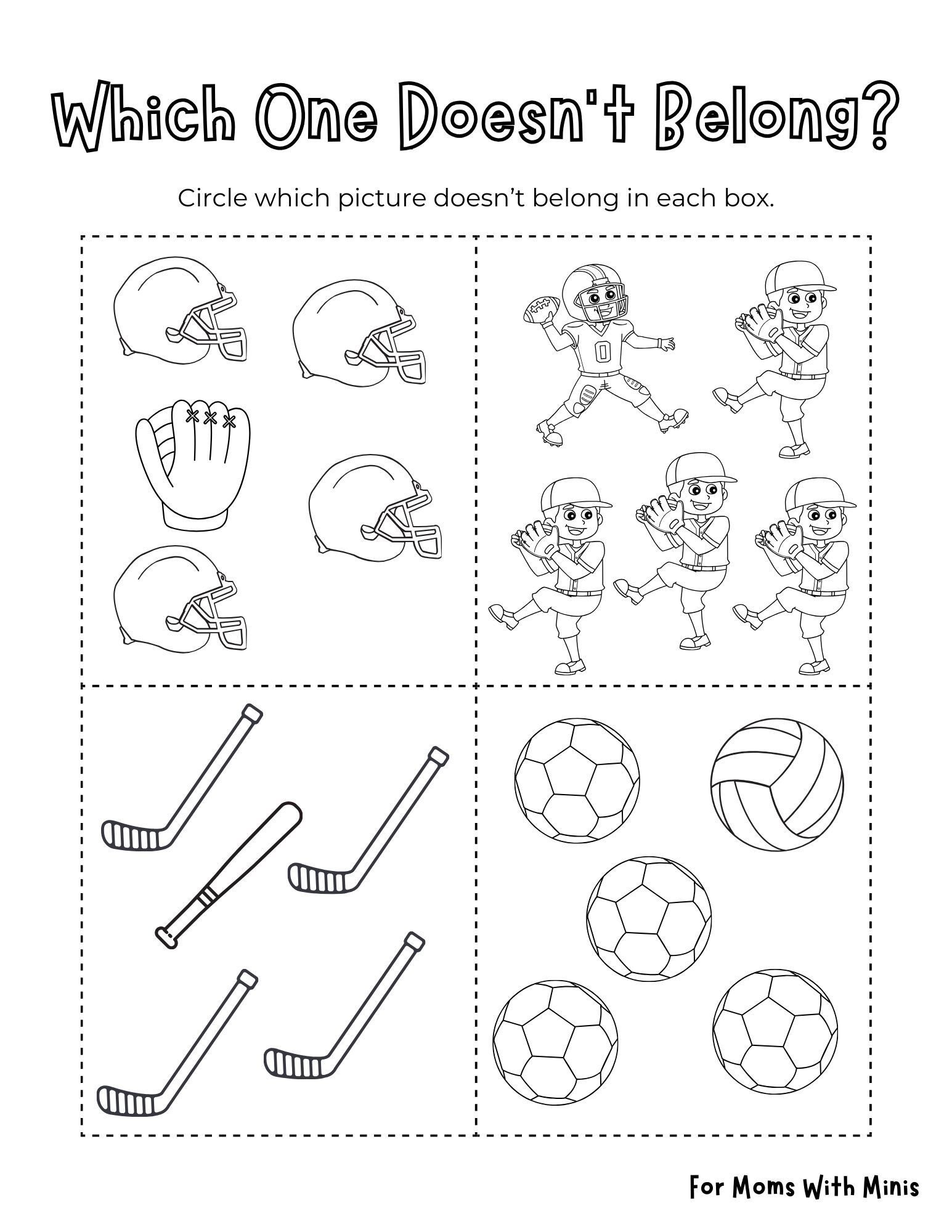 Sports-Themed: Which One Doesn't Belong