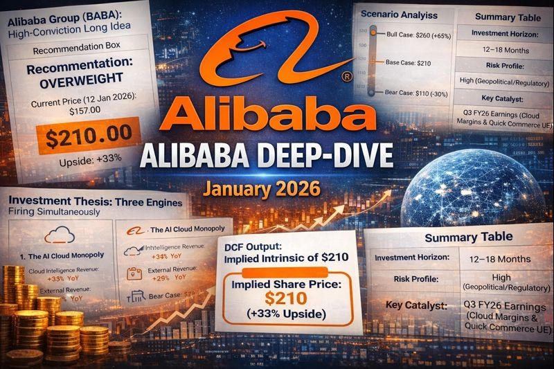 Asymmetric Bet: Why $157 is the Floor for Alibaba