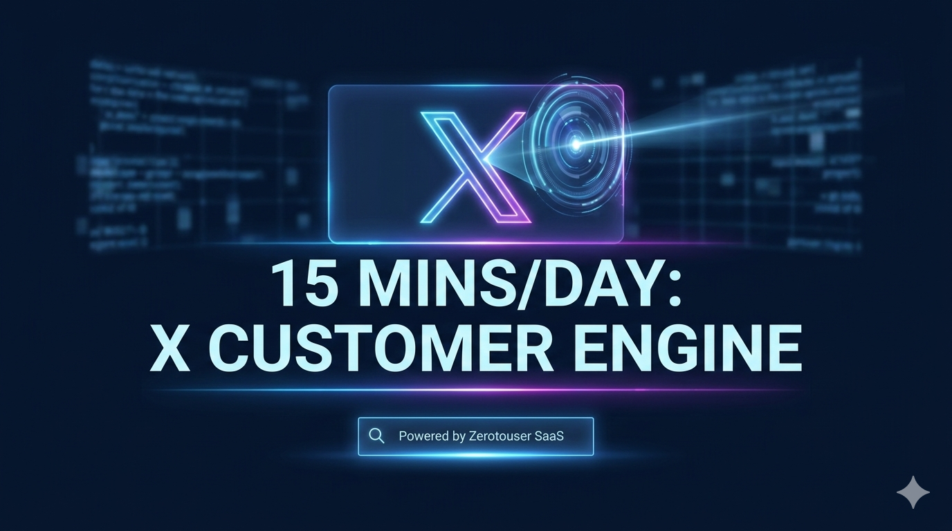How to Find Customers on X (Twitter) in 15 minutes a Day?