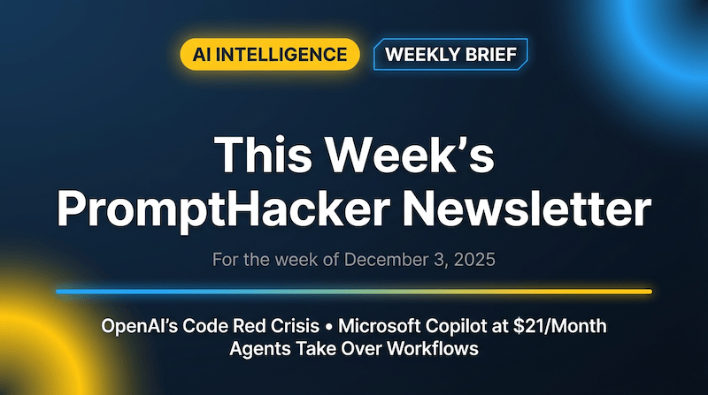 OpenAI Code Red, Microsoft Copilot Business, Agentic AI - Week of Dec 3, 2025